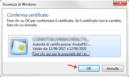 importare certificati smart card chrome aruba|verificare importazione certificato aruba.